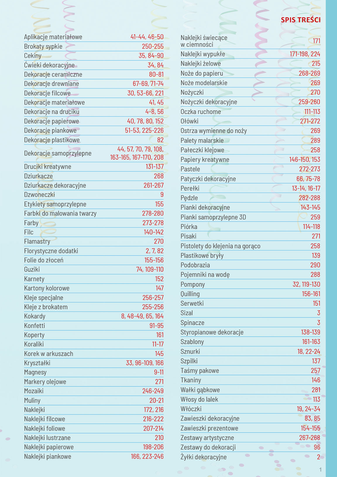 Miniatura strony Spis